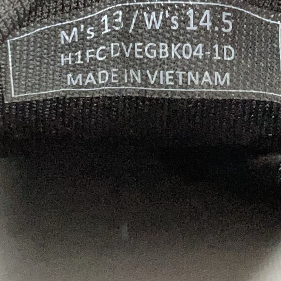 Kizik Vegas Men’s Size 13 Black Leather Handsfree Sneaker Slip On Casual Comfort - Picture 9 of 9